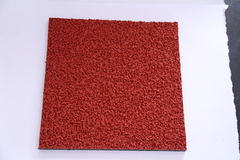 透气型塑胶面层（红色平面）