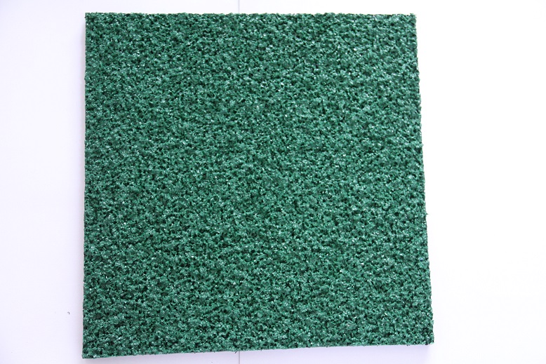 透气型塑胶面层（绿色平面）